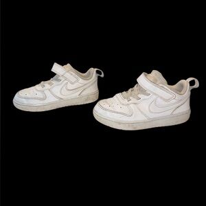 Nike Shoes Kids 9C Court Borough Low Unisex Athletic Lace Up Sneakers White